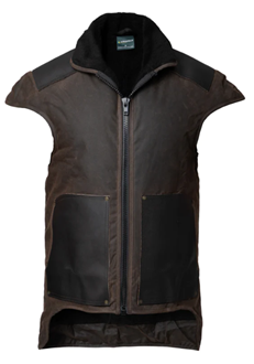 OILSKIN RIGGERS VEST - FLEECE LINED